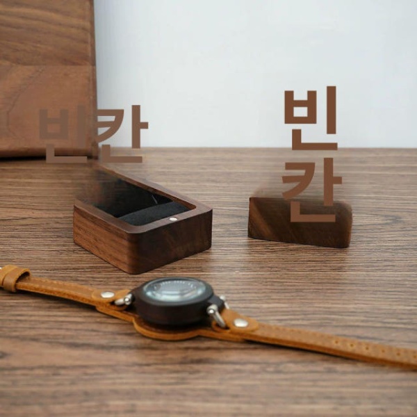 프리미엄 블랙월넛 주얼리함 반지케이스 보석함 목걸이케이스 보물상자 갈색-1인용-실목뚜껑 갈색-1인용-실목뚜껑 - 상세 이미지 4