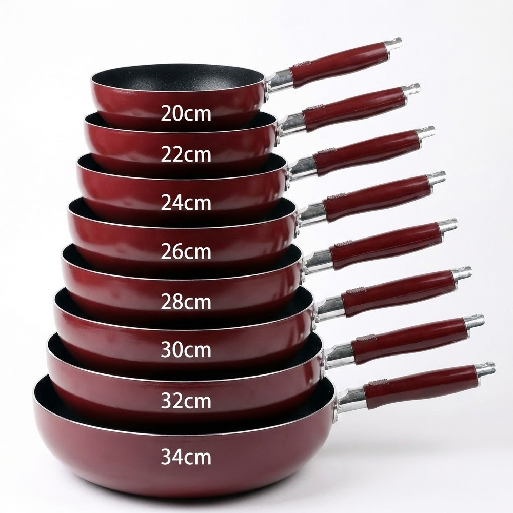 가벼운 미니 마블 스톤 코팅 업소용 궁중팬 볶음 웍 20cm - 상세 이미지 2