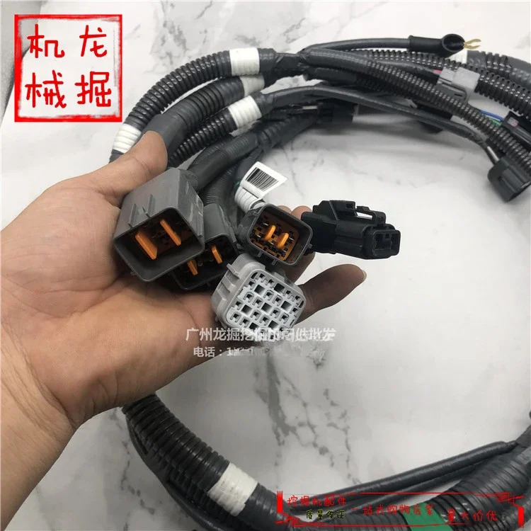 굴삭기 전분사 엔진 하네스 SH210 250 350-5A5 4HK1 6HK1