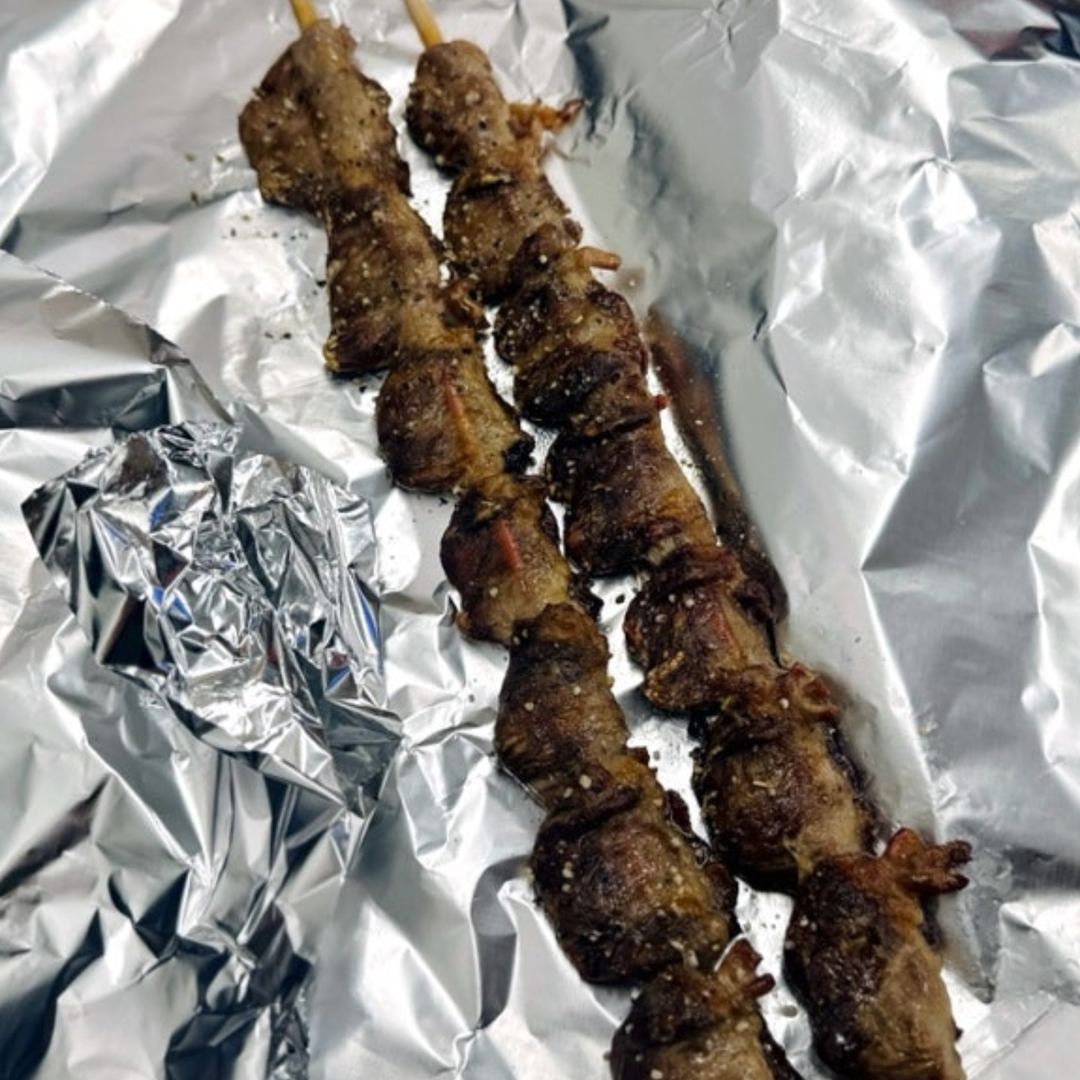 아름 닭염통꼬치 롱 40cm(100g x 10꼬치) 분식 캠핑 구이 1kg, 1개 - 상세 이미지 2