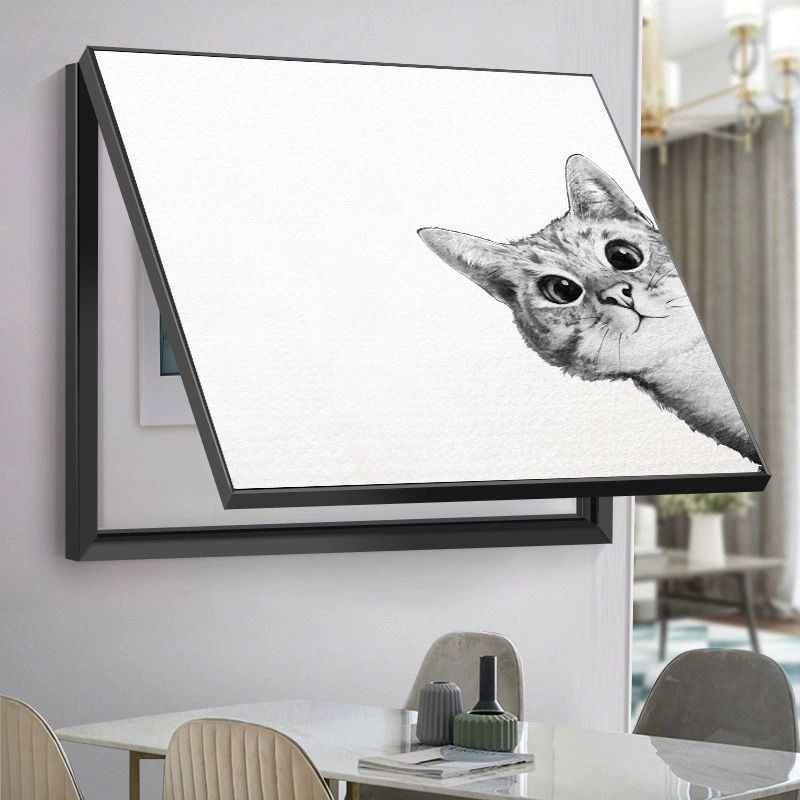 포스터 유화풍 복도 현관 백드롭 명화 추상화 벽걸이 17 크리스탈 표면 40 x 30 커버 32 x 22 플립 - 상세 이미지 5