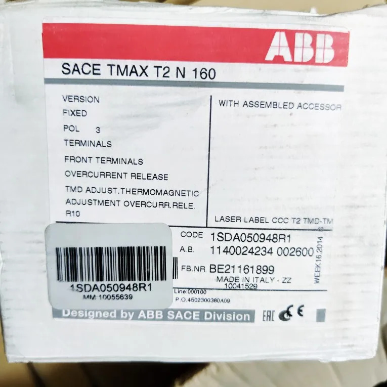 ABB T2N160 10A 3P