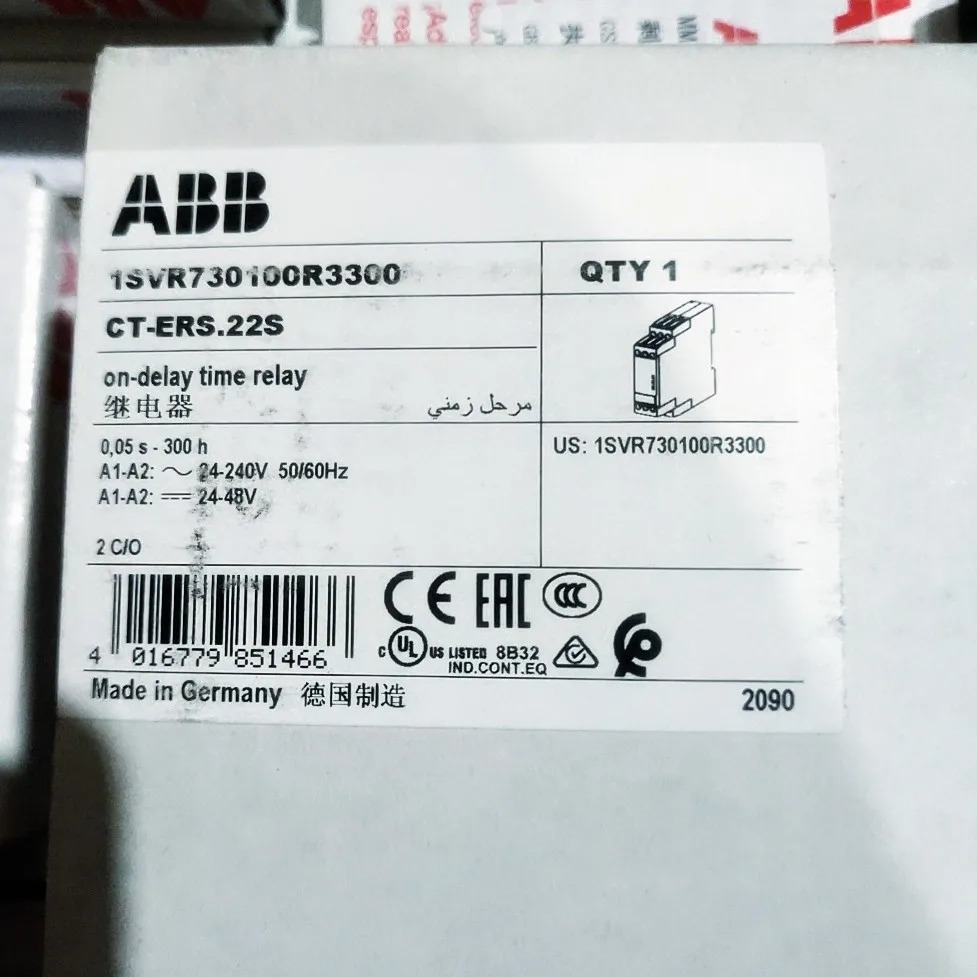 ABB 타임 릴레이 CT-ERS. 22S 2c/o 5s-300h
