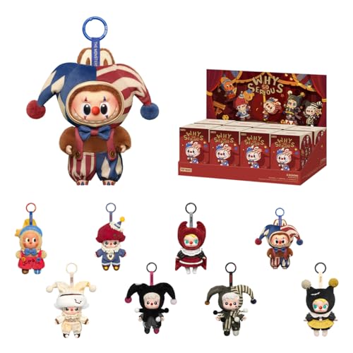 팝마트 WHY SO SERIOUS 시리즈 봉제인형 펜던트 어쏘트 박스 8피스 가챠 블라인드박스