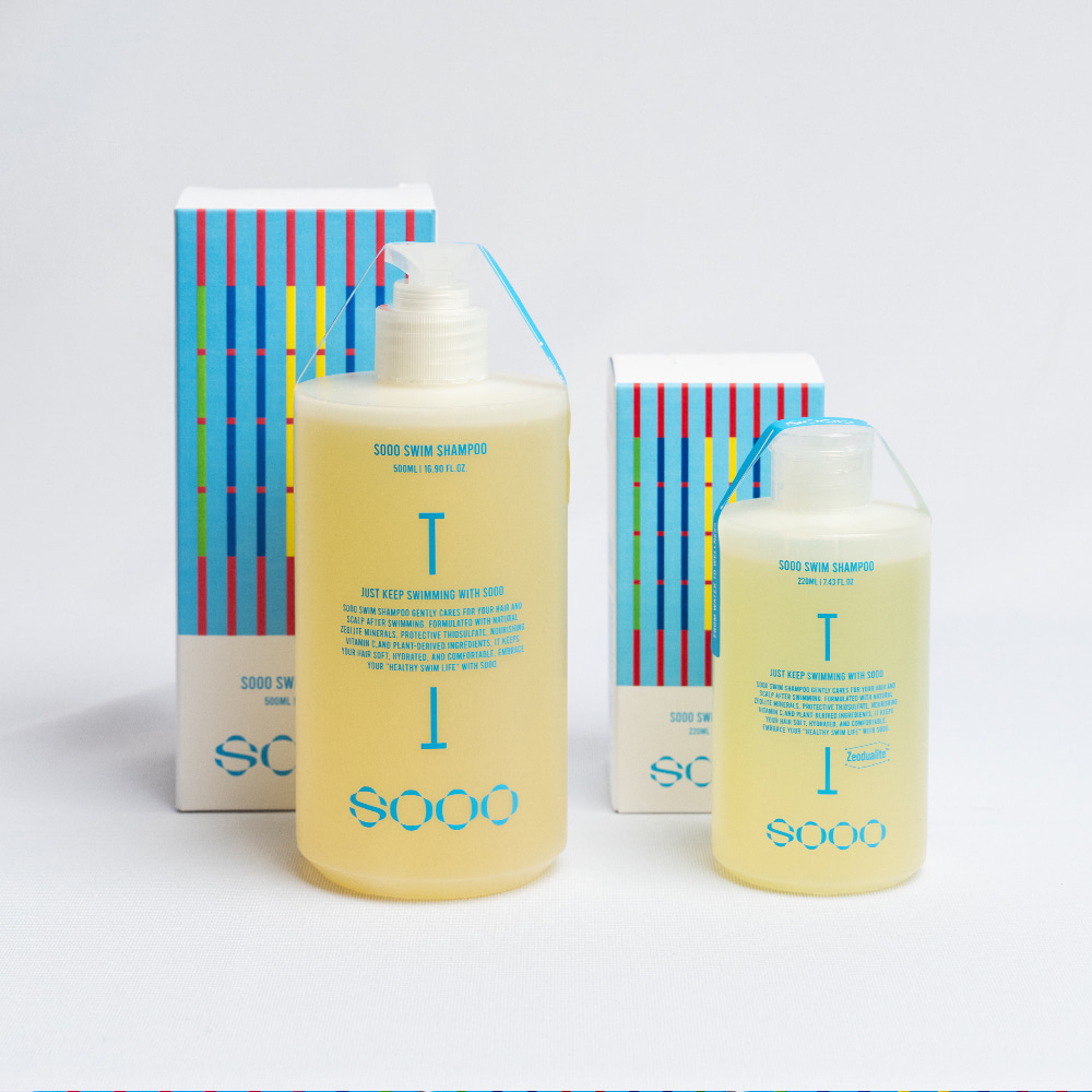 [내일배송] SOOO SWIM SHAMPOO 수샴푸 수영장 전용 샴푸 220ml, 2개 - 상세 이미지 4