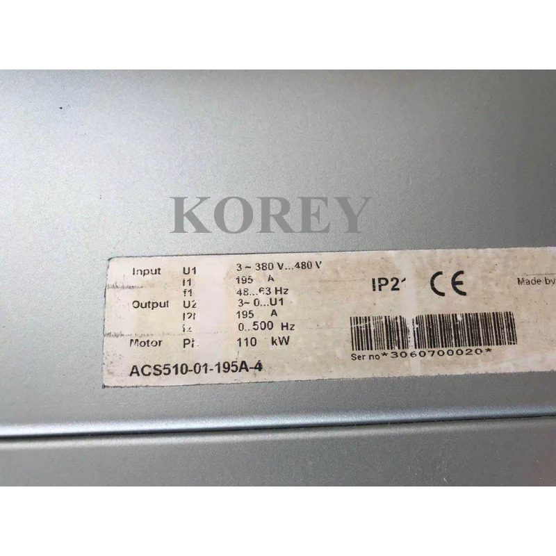 ACS510 인버터 ACS510-01-195A-4
