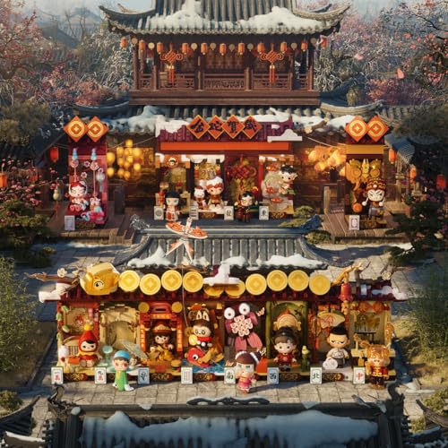 팝마트 부유한 뱀의 신년 축제 - 포춘 핸드 시리즈 블록 어쏘트 박스 12피스 가챠 블라인드박스