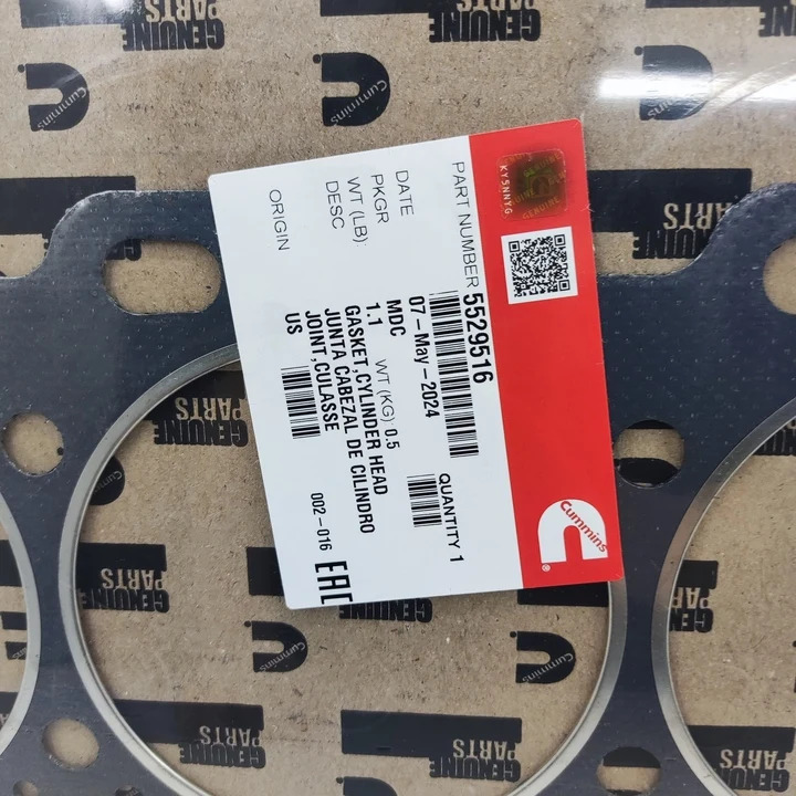Cumm 엔진 실린더 헤드 개스킷 3931019 3415501 5529516 Komatsu 굴삭기 PC300LC-8 6D114 6CT 용