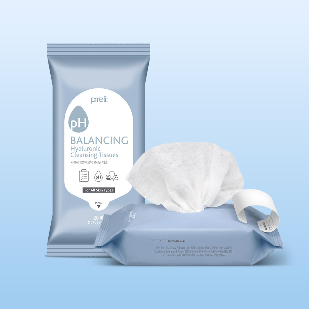 약산성 클렌저 클렌징티슈 리무버티슈 20매, 1개 제품 이미지