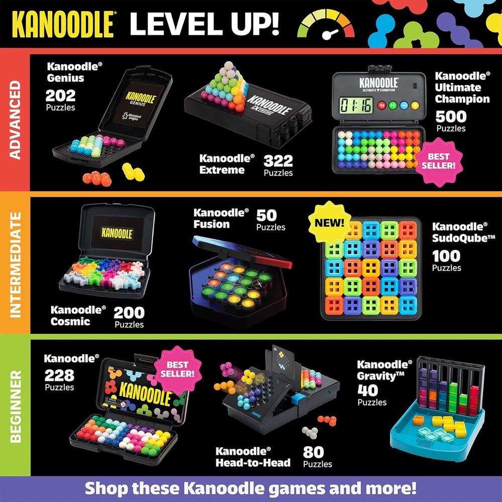 카누들 Kanoodle 쉐이프 이스케이프 학교 가족 캠핑 블럭 놀이 3D 보드게임 이미지 7