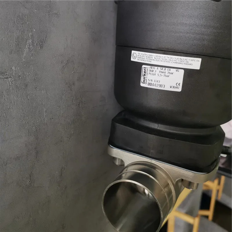 2025.4 Burkert 다이어프램 밸브 2031 스테인레스 스틸 316L 이다이어프램 DN50 D60.3 00441983  바오데