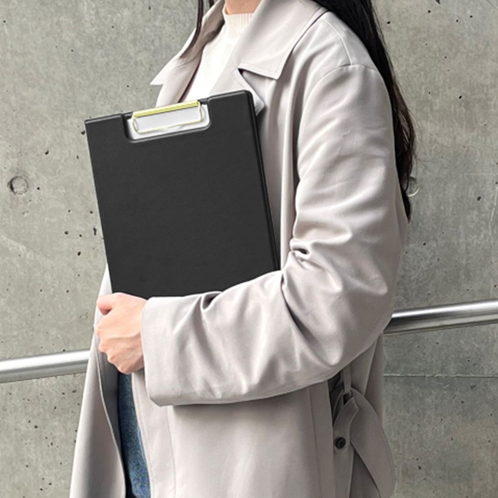 에코 가죽메뉴판 a4 클립보드 덮개형 결제 결재서류판 파일 - 상품 이미지