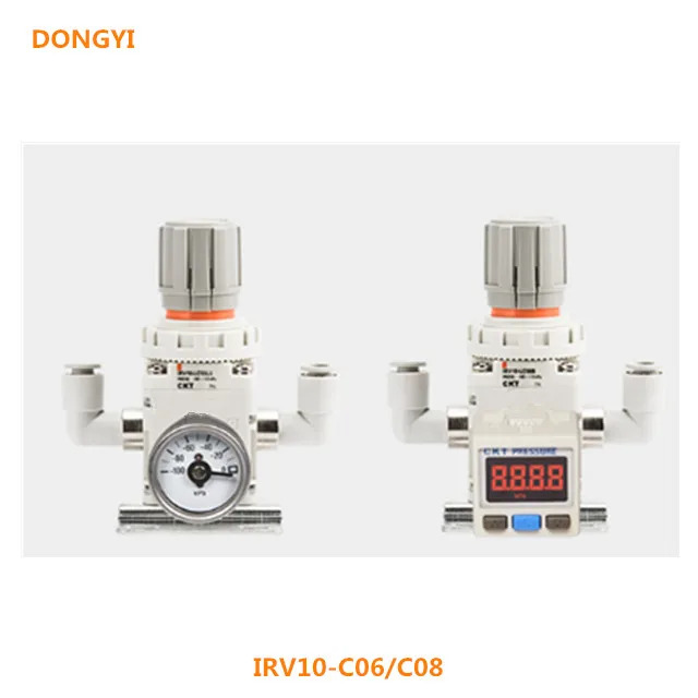 오일 필터 레귤레이터 트랩 공압 물 분리기 압력 수동 배수 IRV10-C06 C08