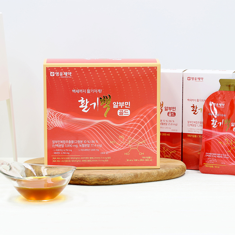 영웅제약 활력 기력 활기백 마시는 사슴녹혈 고함량알부민 아르기닌 비타민B 30포, 7개 이미지 6
