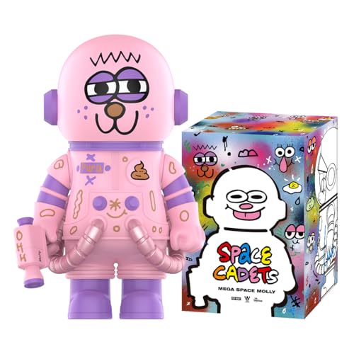 팝마트 MEGA SPACE MOLLY 400% JON BURGERMAN SPACE CADETS 시리즈 어소트박스 6피스 가챠 블라인드박스