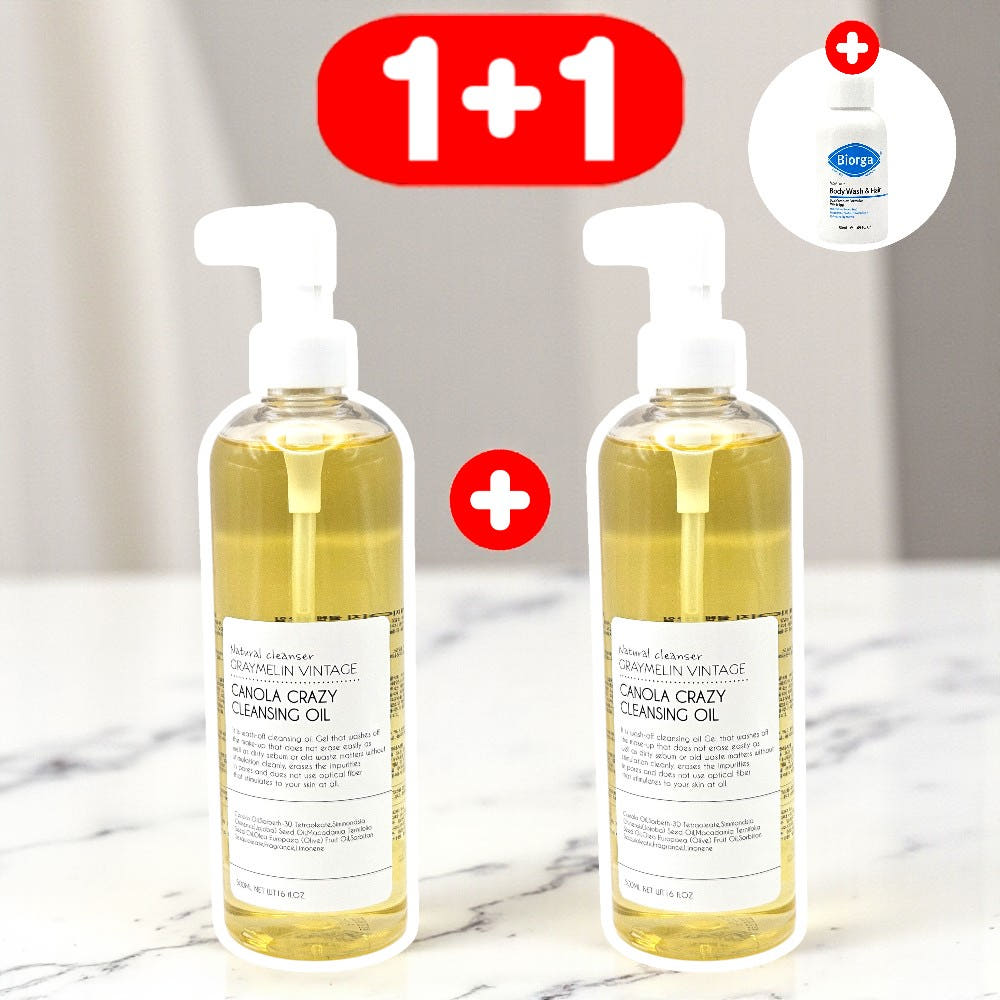 그레이멜린 카놀라크레이지 클렌징오일 500ml+500ml 바디워시 50ml 가격 추이 시손느파세 그레이멜린 카놀라크레이지 클렌징오일 500ml+500ml 바디워시 50ml - 최저가 20,200원