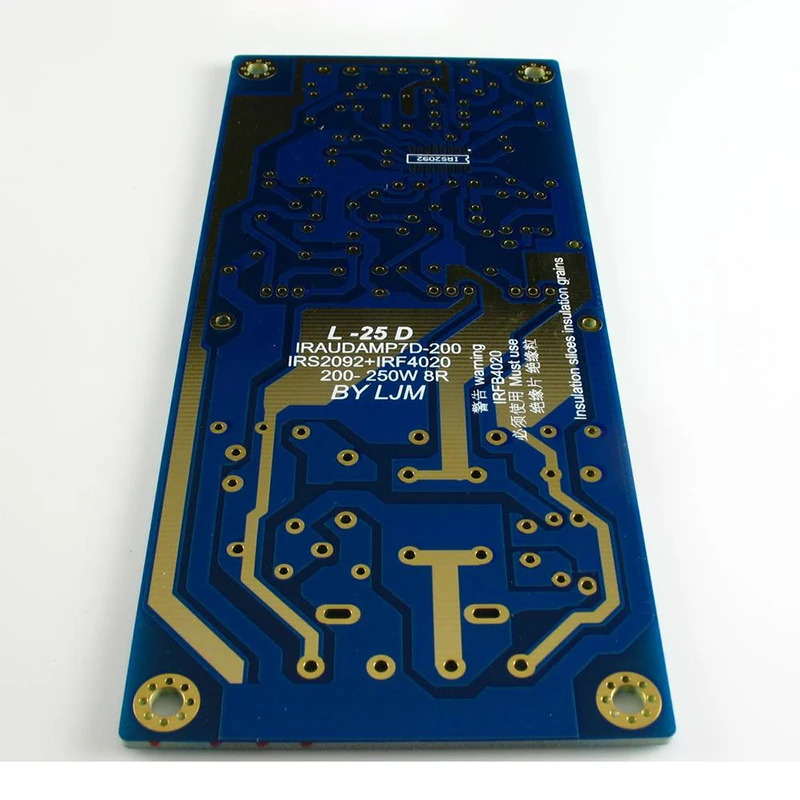 1 쌍 L25D IRAUDAMP9 IRS2092 IRFB4020 D 오디오 증폭기 보드 250W x 2 8ohm 완성