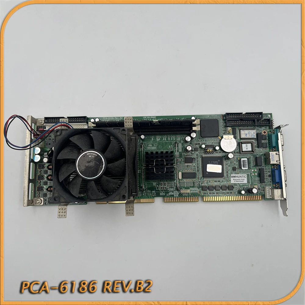 어드밴텍 PCA-6186 REV B2 PCA-6186E2 듀얼 네트워크 포트CPU 메모리 포함