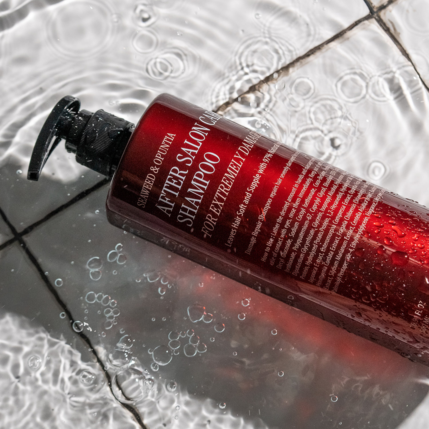 커리쉴 에프터 살롱 케어 샴푸 (극손상) 500ml 상품 이미지