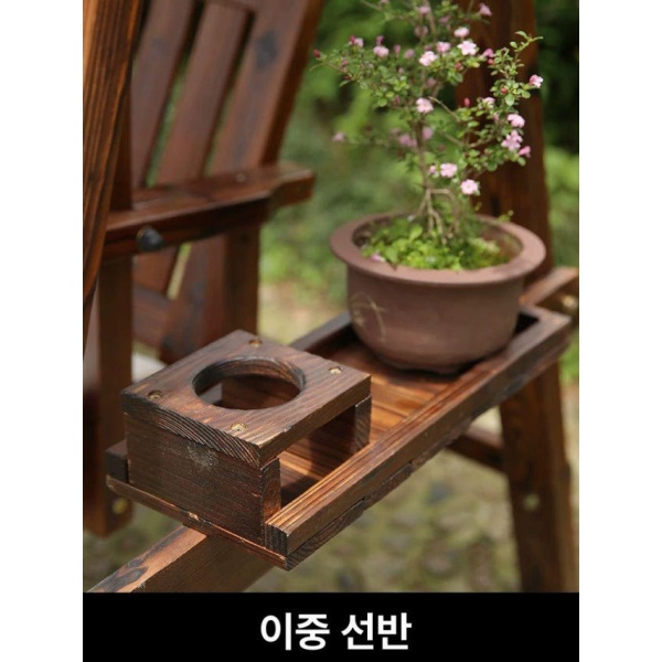 프리미엄 야외 그네의자 원목 2인용 커피색 천 그네 쿠션 없음 612C 612C 커피색 천 그네 쿠션 없음 - 상세 이미지 5