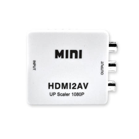 [velton]HDMI AV 컨버터 1080P 업스케일링 변환기 모니터 연결장치