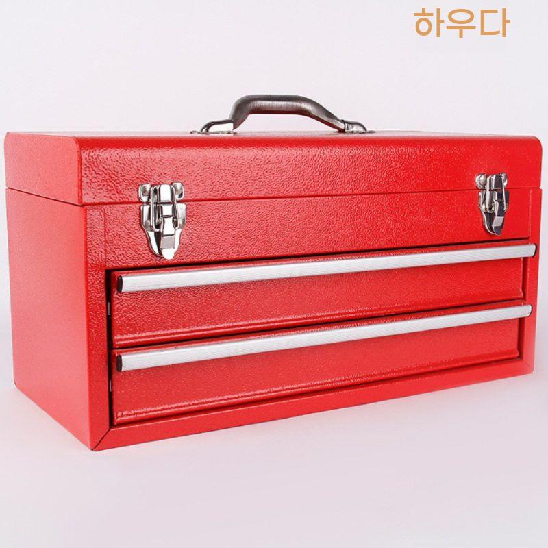 대용량 서랍 엔지니어 손가방 슬라이드 연장 2단 공구함 - 상품 이미지