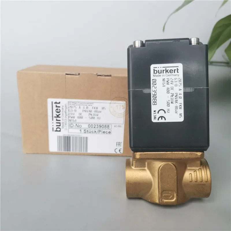 2025.4Burkert 전자기 비례 밸브 Baode 2875 A 4.0 24VDC PWM 황동 239088