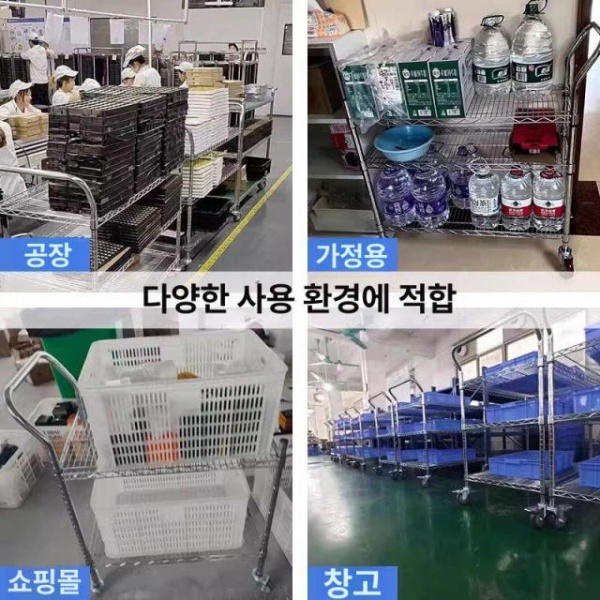 스마트 주방 수저 뚜껑있는 식기 정리대 접시 식기건조대 61x61x104 3층 61x61x104 3층 - 상세 이미지 4