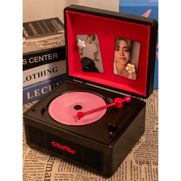 감성 레트로 턴테이블 LP 플레이어 화이트 블루투스 CD 복고 복고 화이트 - 상세 이미지 3