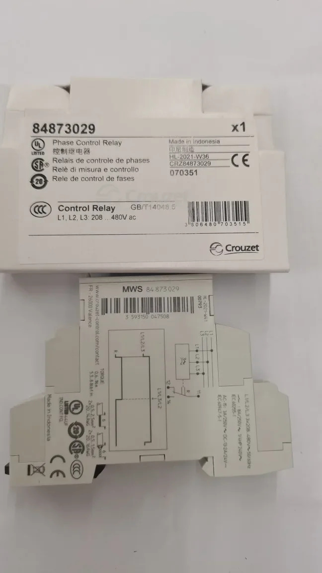 MWS 84873029 3상릴레이 위상 시퀀스 보호 오리지널