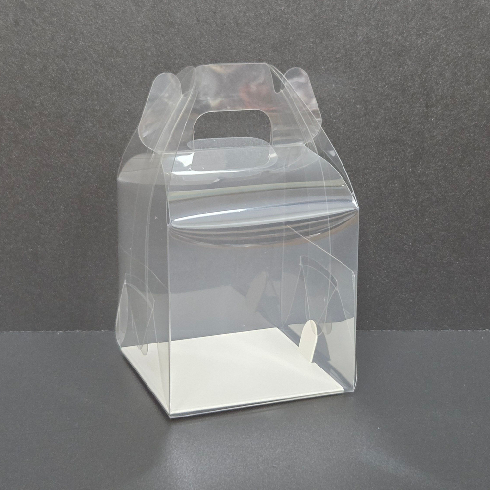 초미니케이크상자 손잡이 투명미니쿠키박스 답례품 한입디저트포장 A(8x8x... 실사용 후기 | 효과 있을까? - 대표 이미지