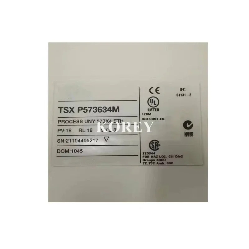 오리지널 PLC 모듈 TSXP573634M TSX P573634M TSXPSY5500
