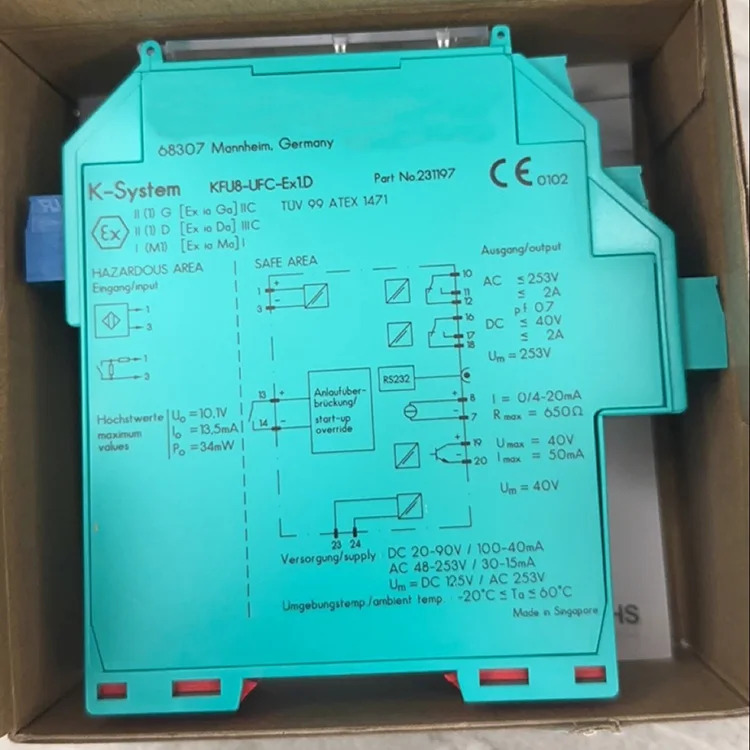 Pepperl Fuchs KFD2-UFC-EX1.D 안전 배리어1PCS