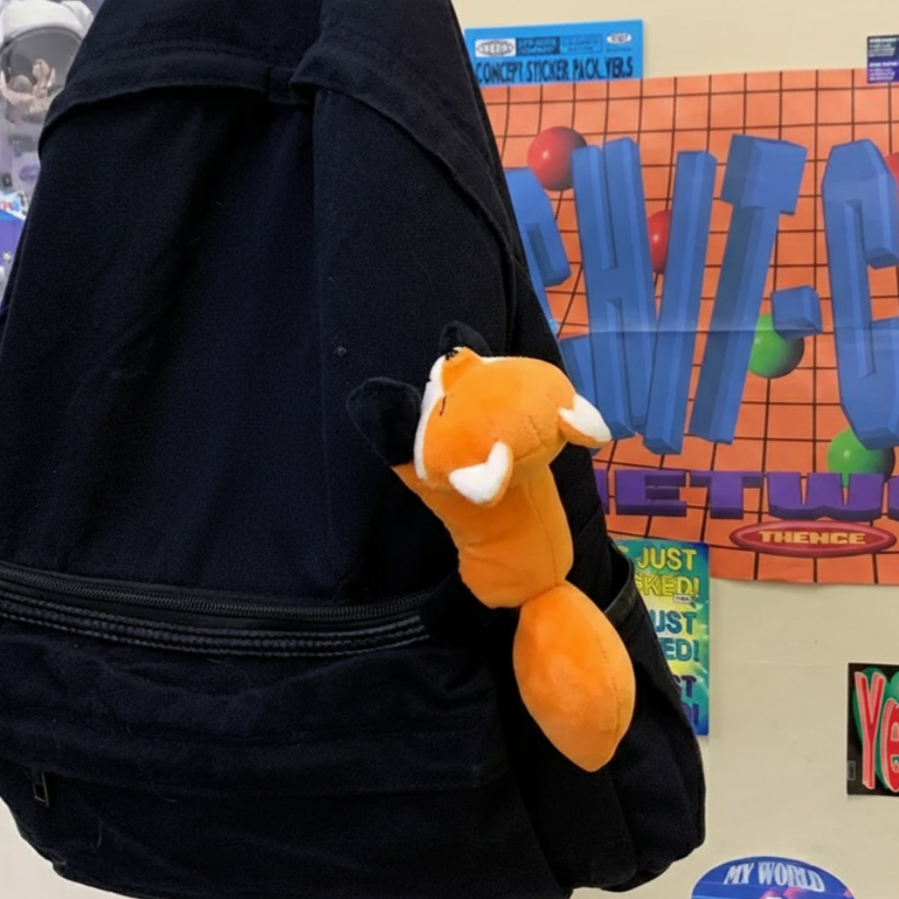 빌리네집 여우 인형 키링 브로치 귀여운 가방장식 포인트 인형 소품 이미지 6