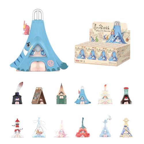 팝마트 1001MOONS 코끼리 미끄럼틀은 어디에 시리즈 어소트박스 12피스 가챠 블라인드박스