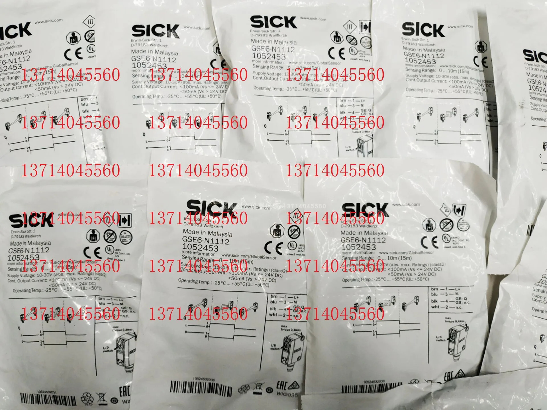 8월 - 잘못된 날 하나 10가지 페널티 x SICK WLL190T-2P333 광섬유 증폭기