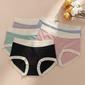 5+5 투톤 찰랑 쫀득 모달 팬티 누에고치 팬티 편한 임산부 여성 속옷 착용 후기 | 사이즈/핏 총정리 - 상품 이미지 4