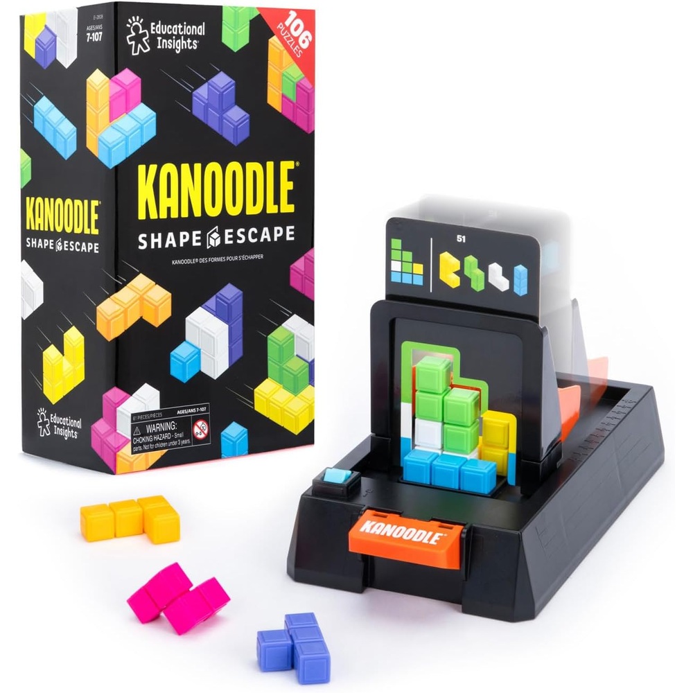 카누들 Kanoodle 쉐이프 이스케이프 학교 가족 캠핑 블럭 놀이 3D 보드게임 - 상세 이미지 2