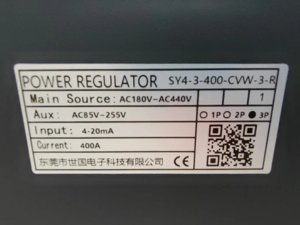 SY4-3-400-CVW-3-R 3상전원 레귤레이터 400A
