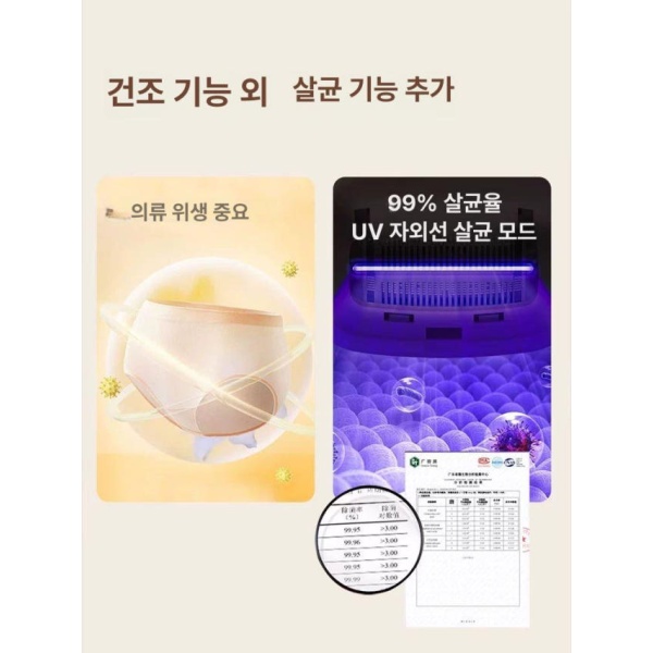 초소형 스마트 의류관리기 건조기 휴대용 미니 출장 수건 빨래 신품 하오위안화이트-대형 천 커버 - 상세 이미지 4
