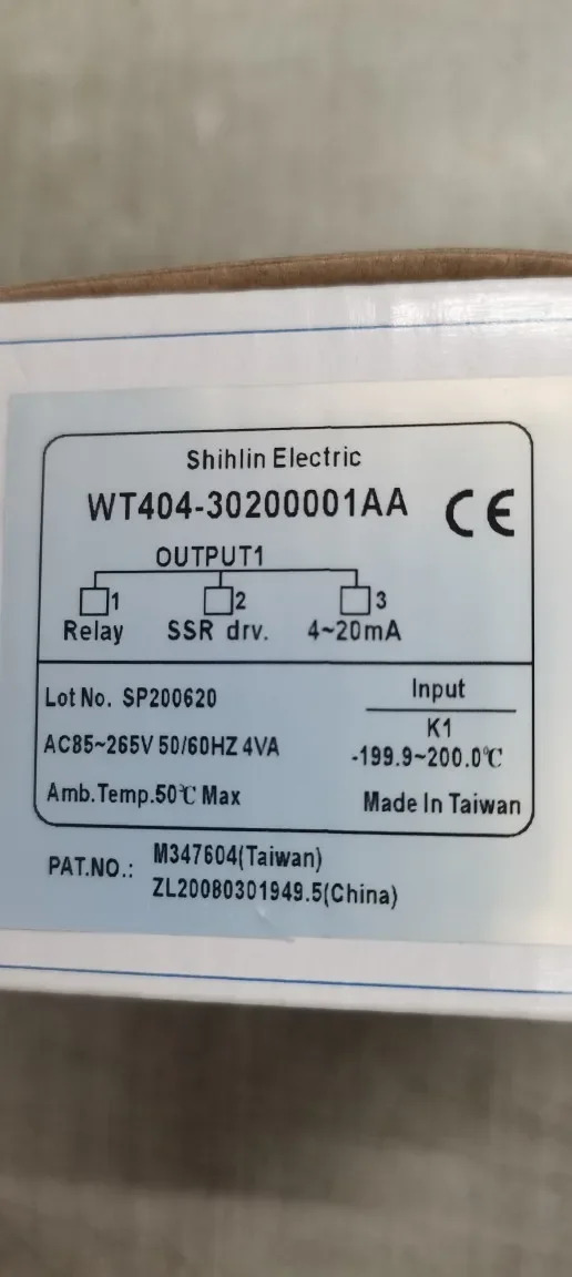 WT404-30200001AA 대만 온도조절기
