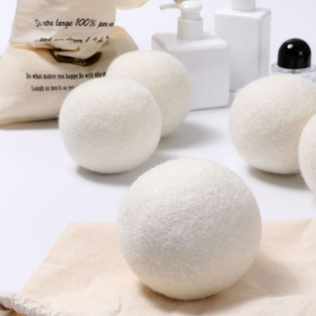 양모 세탁볼 6개입 7cm 건조기용 빨래볼