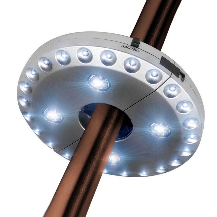 지니몰 파라솔 LED 랜턴 28구 캠핑 낚시 텐트 천막 차박 휴대용 실내등 조명