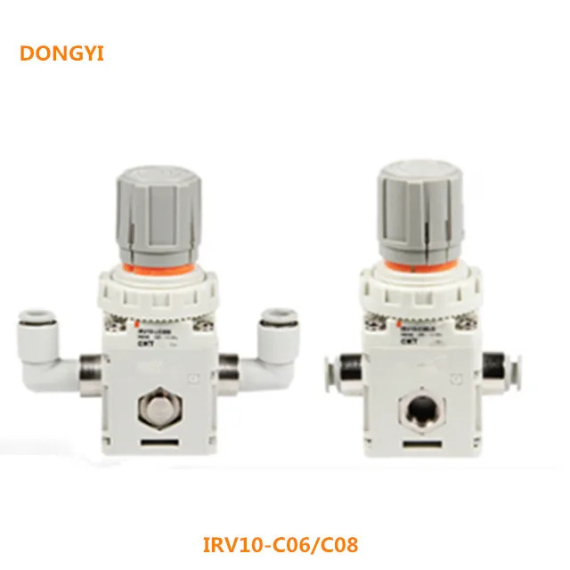 오일 필터 레귤레이터 트랩 공압 물 분리기 압력 수동 배수 IRV10-C06 C08