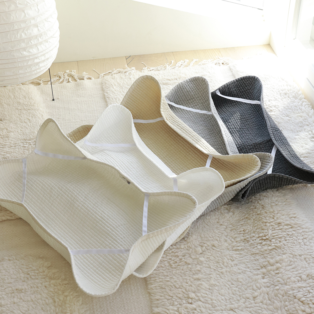 1+1 모제무드 오가닉 순면 트윌 피그먼트 밴딩 베개커버 4060