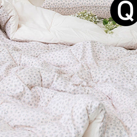 RI협력사 RNA 러블리 데이지 차렵이불 퀸 핑크 마이크로화이바차렵이불