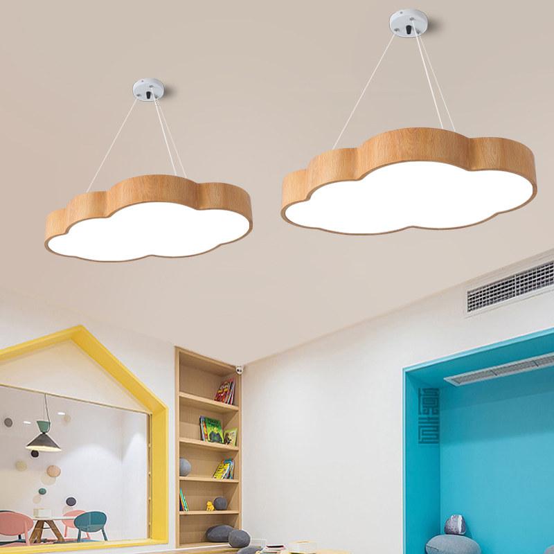 천장 구름조명 아이방 LED 인테리어 샹들리에 꾸미기 지름 120cm 화이트 6000K - 상품 이미지