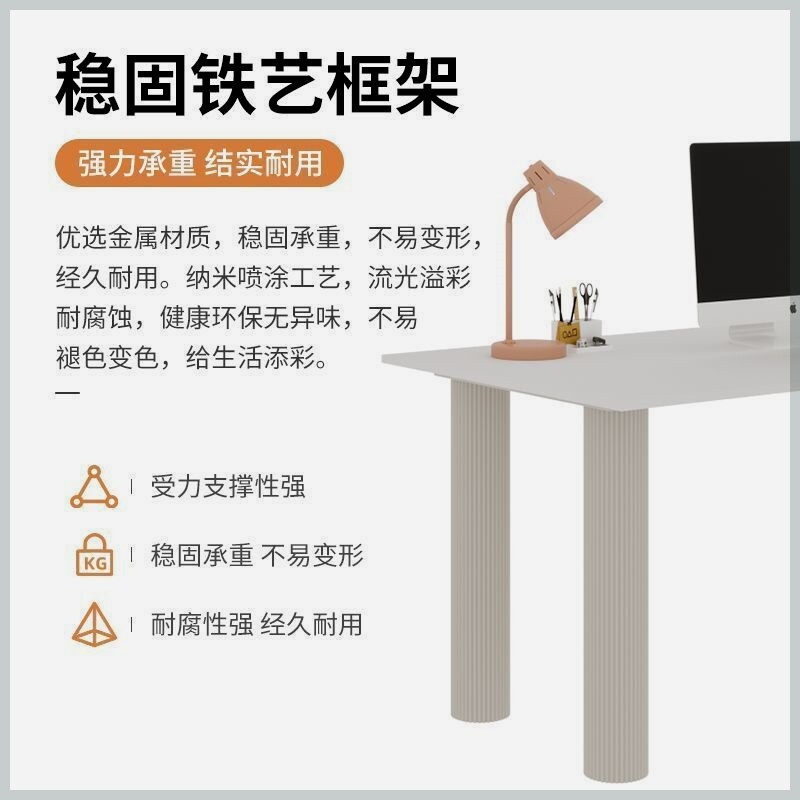 병원 상담 책상 상담실 사무용 슬레이트 원장 카운터 전용 안내데스크 싱글 120x60 순백 - 상세 이미지 2