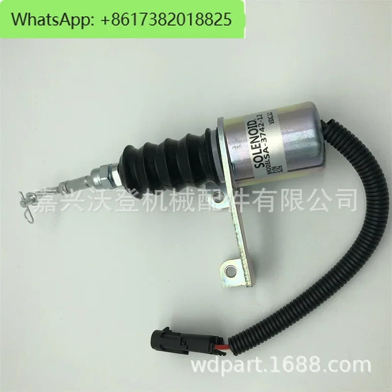 12V 엔진 정지 솔레노이드 밸브 SA-3742-12 393