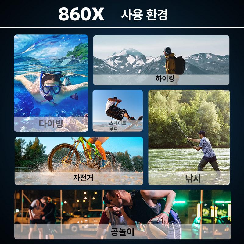 초소형 액션캠 다이빙 촬영 수중 캠코더 카메라 블랙 4K 30fps 3축 32G - 상세 이미지 4